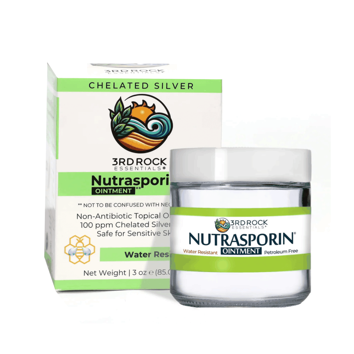 Nutrasporin® - 3oz JAR - All Natural First Aid Ointment