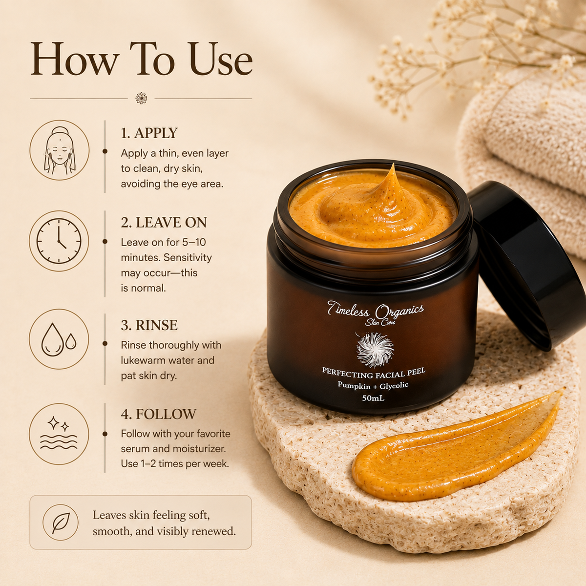Pumpkin + Glycolic Facial Peel - FALL FAVORITE
